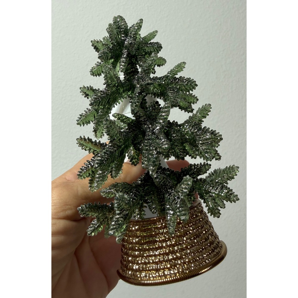 Bath & Body Works Green Glitter Christmas Tree Wallflowers Fragrance Plug P2165L